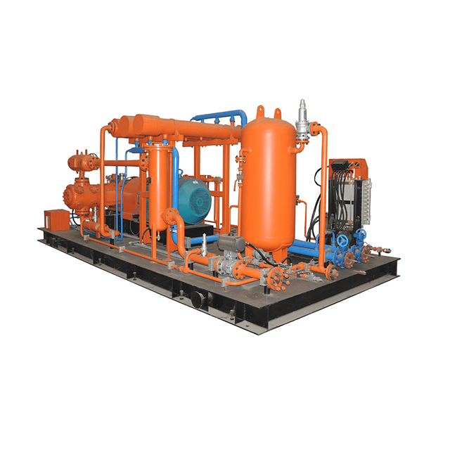 Mechanical reciprocating booster compressor